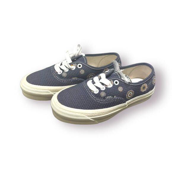 Vans‎ OG Authentic LX Kith for Vault Medallion Blue Purple Women’s Size 5 - Picture 1 of 9